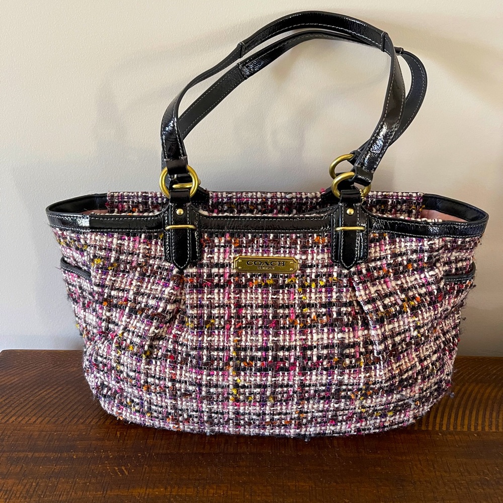 Coach Tweed Small Tote